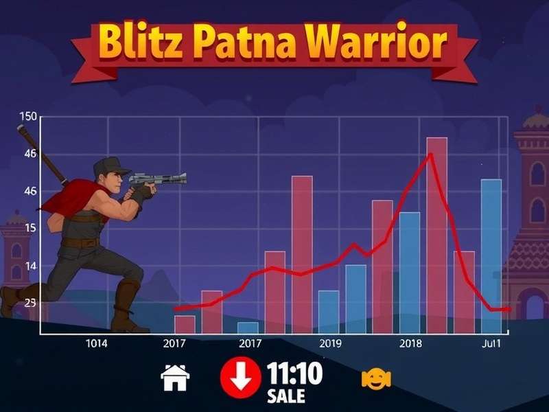 Blitz Patna Warrior download statistics graph